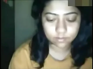 Indian Girl enjoys giving Blowjob , Teen cumming in mouth